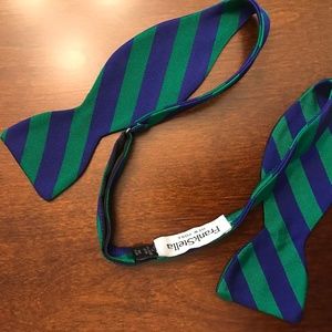 Blue & Green Bow Tie